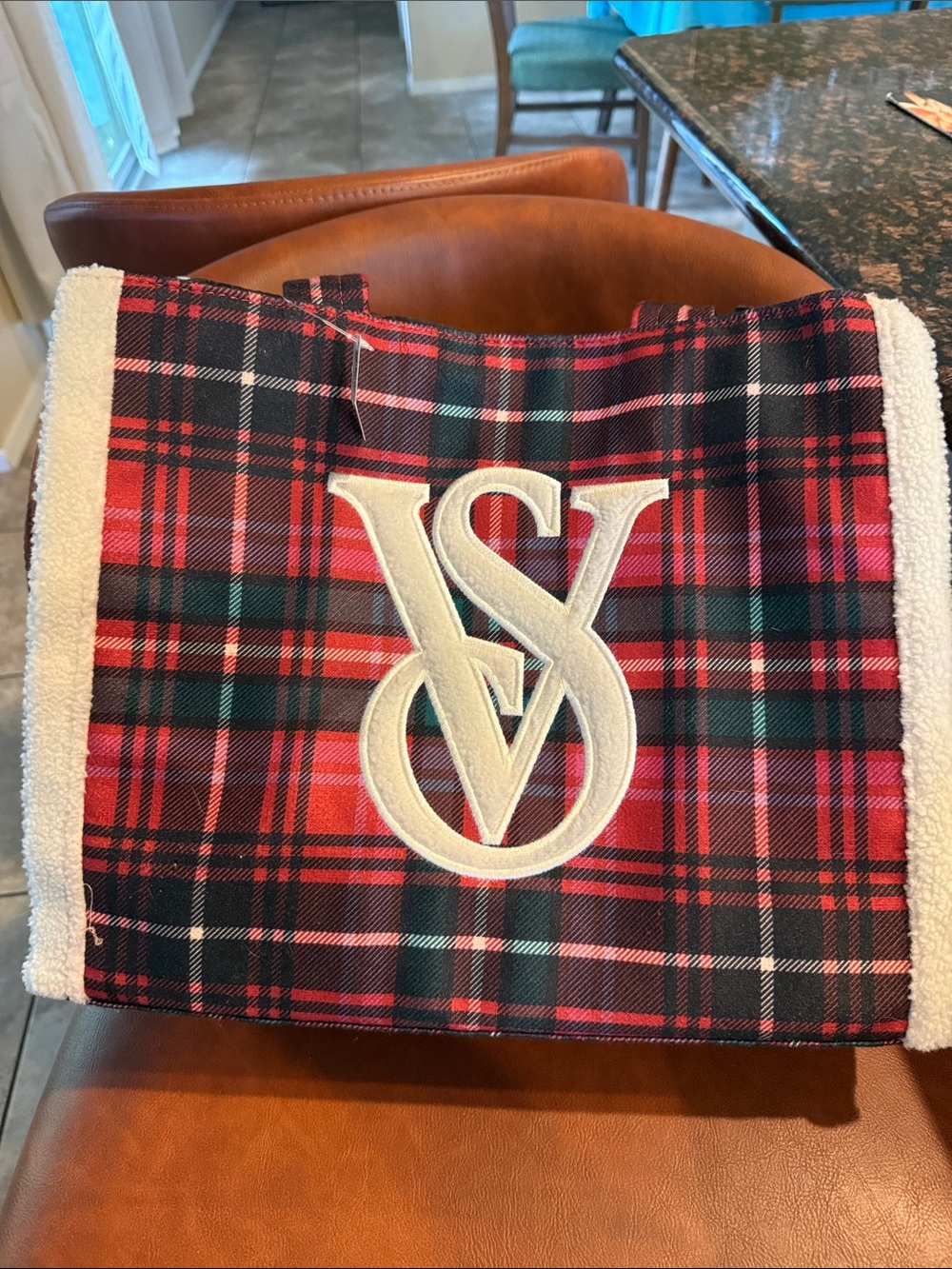Victoria’s Secret Limited Edition Plaid Tote Bag